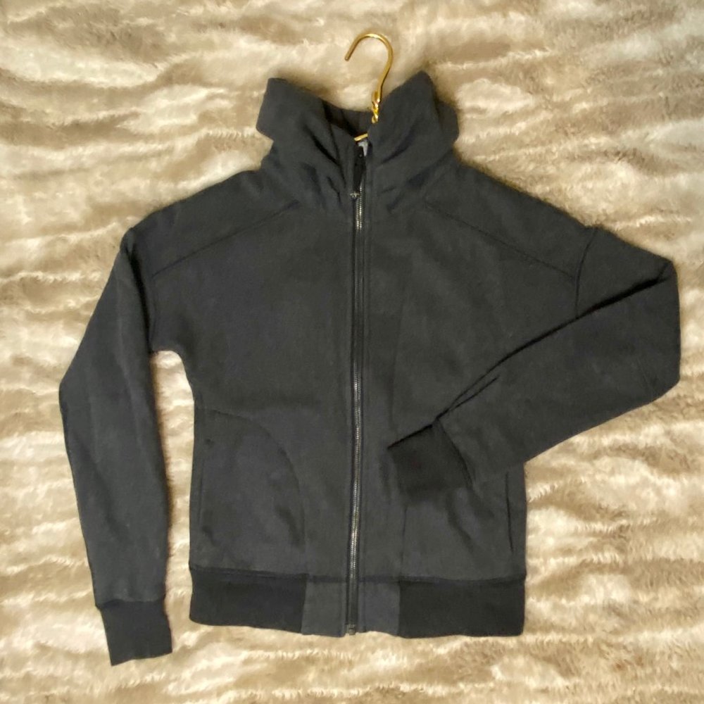 Lululemon Gray Mock Neck Zip Up